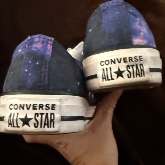 Converse Women’s Galaxy Purple Sneakers - Picture 6 of 9
